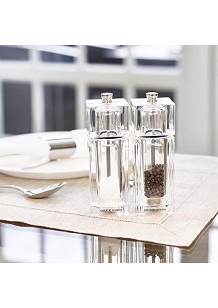 & Mason H33502P Cube 145MM Tuz Değirmeni, Tuzluk modelleri