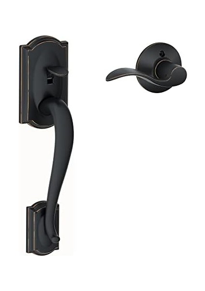 (Aged Bronze) - FE285-CAM-ACC-RH Camelot Lower Handleset For Electronic Keypad With Acce modelleri