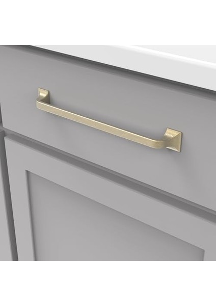 Mutfak Dolabı Kulpları, Mutfak Dolabı Çekmeceleri Için Çekmece Çekmeceleri, Şifonyerler, Banyo Donanımı, 8-13/16 Inç Delik Merkezi (224MM), Şampanya Bronz, Forge Koleksiyonu fiyatları