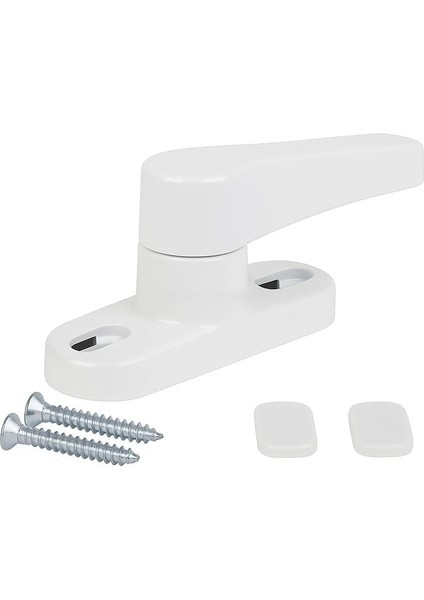 6 Adet Kapı ve Pencere Emniyet Kilidi – 360° Dönebilir Pvc Güvenlik Mandalı, Hırsızlık Engelleyici ve Çocuk Güvenliği Kilidi, Çekmeli Pratik Kilit Seti modelleri