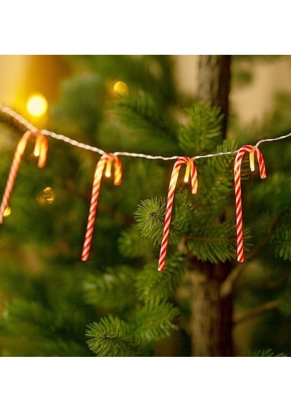 Yılbaşı LED Zincir Işık Baston Şeker 170CM 10 LED AST6008 modelleri