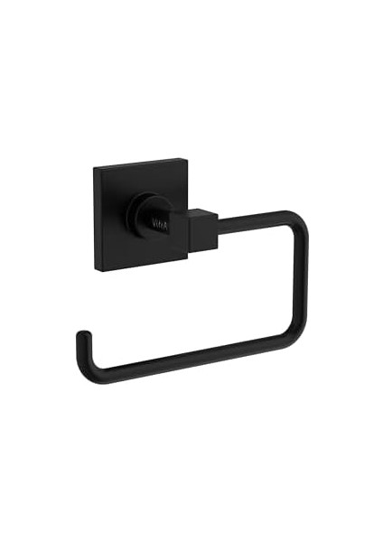 Root A4480536 Kapaksız Tuvalet Kağıtlığı, Mat Siyah