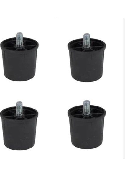 Kanepe Koltuk Çekyat Yükseltme Ayağı Ince Diş M8 Siyah Sert Plastik 6 cm 4 Adet fiyatları