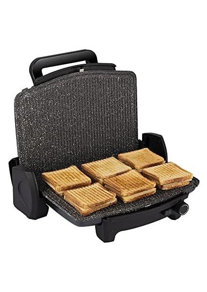Ayvalık Stil GH26262 Tost Makinesi Siyah