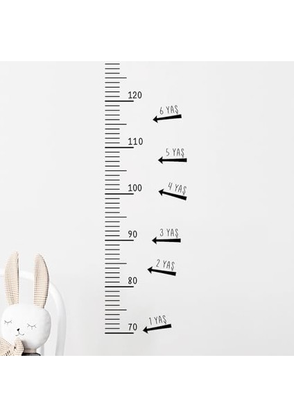 Boy Ölçer Duvar Cetveli - Kendinden Yapışkanlı Şeffaf Etiket - Mezura - Çocuk ve Yetişkinler Için, Minimalist Dekoratif Dayanıklı, Ev ve Kreş Kullanımına Uygun - Yaş Etiketi ve Isimlik Dahil modelleri