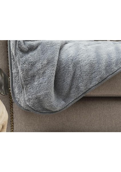 Battaniye, Televizyon Battaniyesi, Peluş, Polar Battaniye, Çift Kişilik 220 * 230-GRI fiyatları