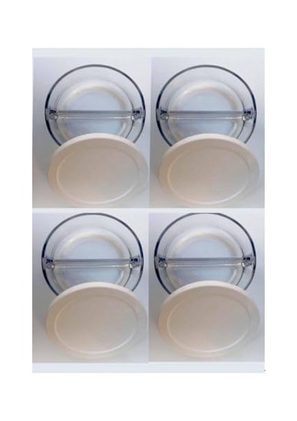 Polar Iki Bölmeli Saklama Kabı - 4 Adet MG-550683-4 Şeffaf fiyatları