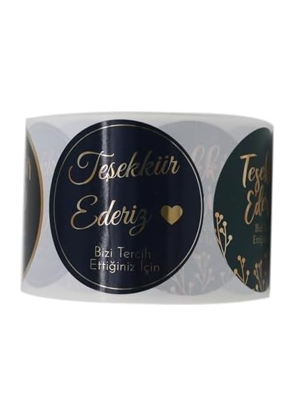 Hazır Al Hızlı Al Teşekkür Ederiz Etiketi Pp 5cm Çapında 500 Adet Müşterilerinize Minnterlığınızı Gösterin. fiyatları