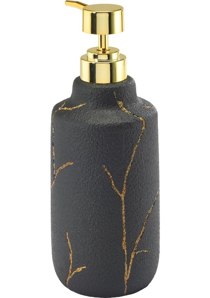 Miller - Losyon Pompası/sabunluk, Reçine Tezgah Temelleri, Ev ve Banyo Için Çok Amaçlı Aksesuarlar (Sidney Koleksiyonu, Siyah/altın) modelleri
