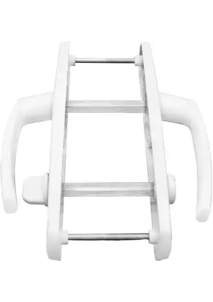 Alüminyum Beyaz Wc Kapı Kolu, Tuvalet Kapısı Için Metal Kulp