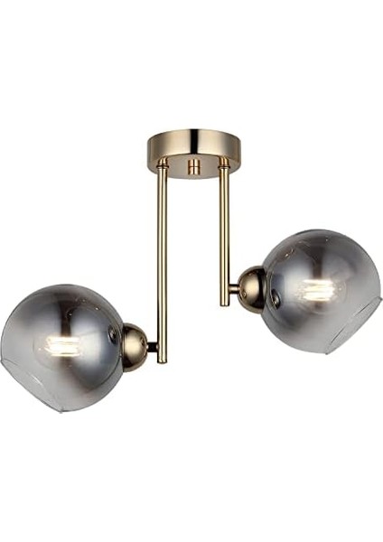 Bera 2 Li Altın Plafonyer 2XE27