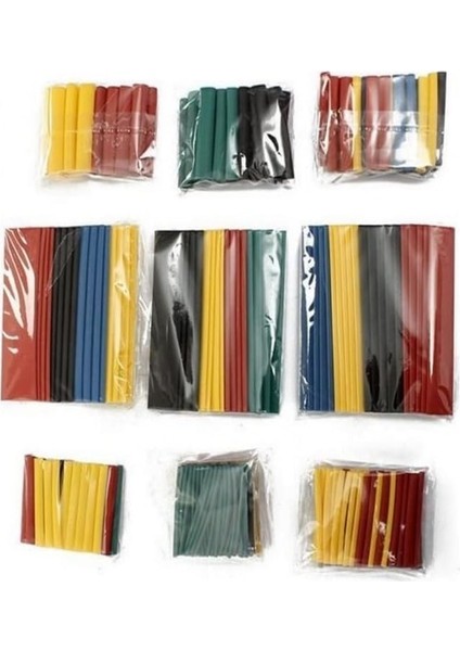 Makaron Set Isı ile Daralan Kablo Seti 530 Adet 8 Boy