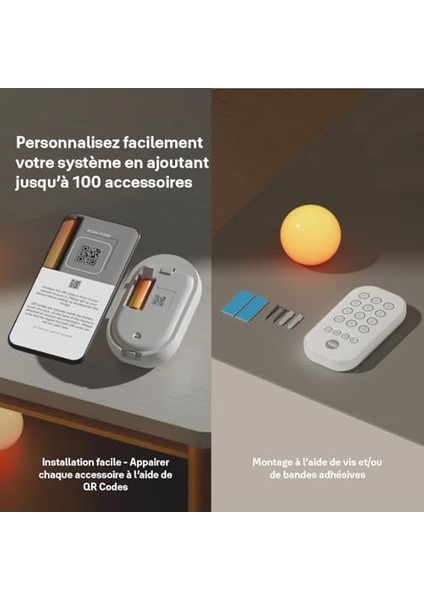 Akıllı Alarm Seti Al- 3-1A-V1 - 6 Parça, Etkin/kısmen Etkin/devre Dışı Modu, 4 Farklı Alan Kontrolü, Eş Zamanlı Uyarı, Horizon, 1 Km Menzil, Uygulaması modelleri