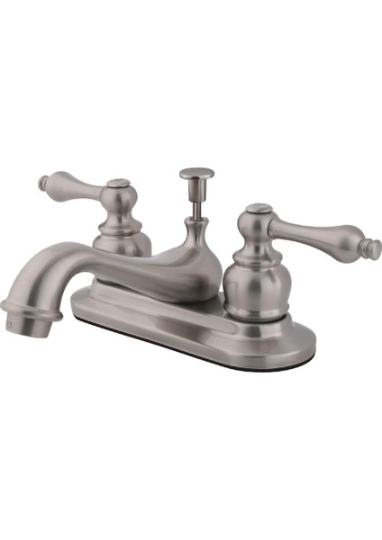 KB608AL Restorasyon 4 Inç Lavabo Bataryası, Fırçalanmış Nikel fiyatları