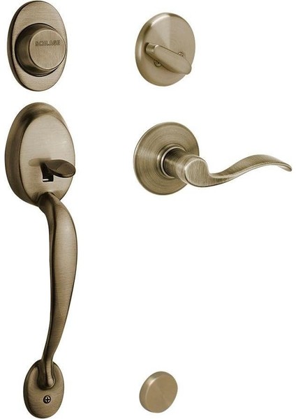 F93PLY609ACCLH Plymouth Etkin Olmayan Tutacak Kolu Vurgulu, Antik Pirinç modelleri