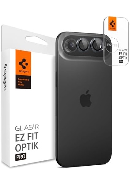 Air ile Uyumlu Kamera Lens Camı Koruyucu Kolay Kurulum Glas.tr Ez Fit Optik Pro (2 Adet) Gray - AGL10130