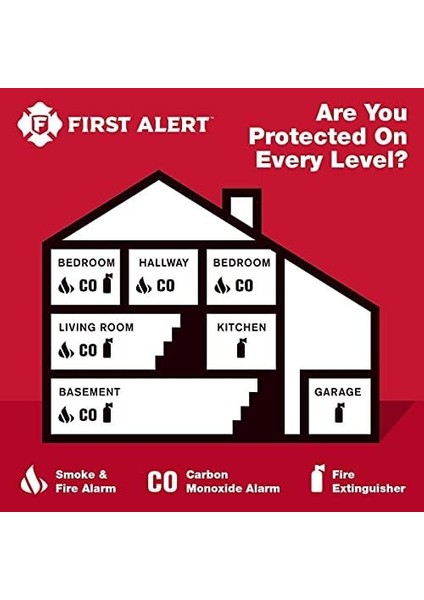 First Alert Bracket2 Yangın Söndürücüler Için 2 Lb Montaj Braketi fiyatları