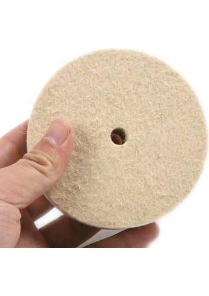 Kuyumcu Mücevher Metal Altın Gümüş Parlatma Keçesi Cizik Giderici Yün Pamuklu Disk Seti