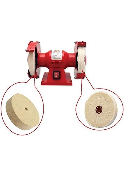 Kuyumcu Mücevher Metal Altın Gümüş Parlatma Keçesi Cizik Giderici Yün Pamuklu Disk Seti modelleri