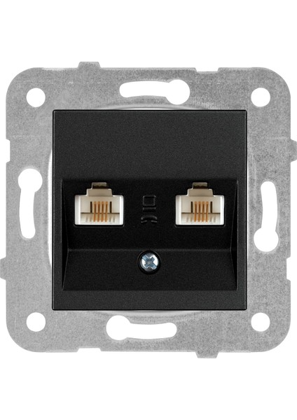 / Siyah Ikili Nümeris Cat3 Mekanizma ve Düğme/kapak Vakumlu Paket fiyatları