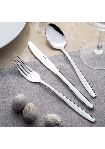 Nehir Sade 12 Kişilik 89 Parça Çatal Kaşık Bıçak Takımı
