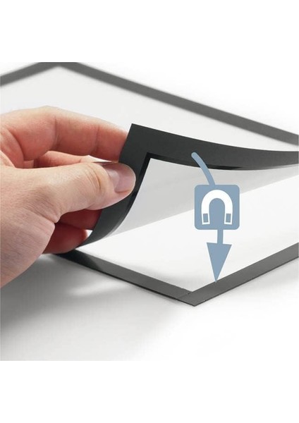 Mıknatıslı Cerceve A4 Sıyah 2&apos;lı modelleri