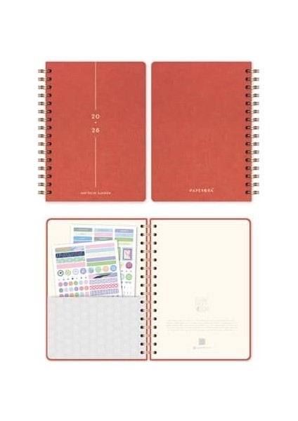 2026 A5 Spiralli Haftalık Ajanda 12 Aylık - fiyatları