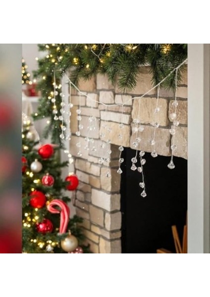 Yılbaşı Lüks Garland Dekoratif Kristal Taşlı 110CM AST7518 fiyatları