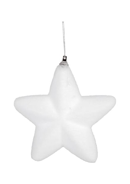 Yılbaşı Süsü Yılbaşı Yıldız 3&apos;lü Set Beyaz 13 Cm.