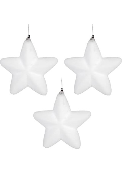 Yılbaşı Süsü Yılbaşı Yıldız 3&apos;lü Set Beyaz 13 Cm. fiyatları