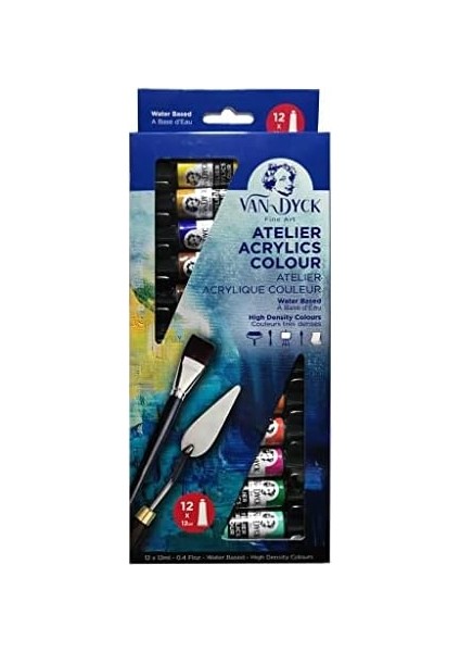 Van Dyck Akrilik 12ML 12 Renk Set