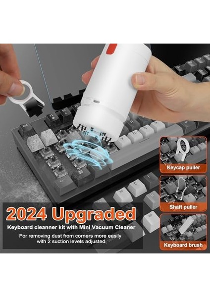 Gotye 21&apos;i 1 Arada Klavye Temizleme Seti, Dizüstü Bilgisayar, Ipad,, Kamera, Kulaklık Temizliği, Çok Fonksiyonlu Bilgisayar Ekranı Temizleme Fırçası Araçları Için Mini Elektrikli Süpürge fiyatları