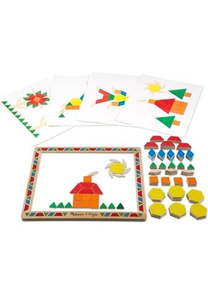 & Doug 13590 Ahşap Mıknatıslı Tahta Şekiller