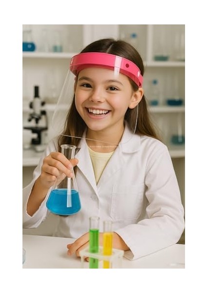 Ekonomik Siperlik, Tam Yüz Koruyucu, Ayarlanabilir Bantlı, Şeffaf, Hafif, Visör, Yüz Kalkanı, Iş Sağlığı, Güvenlik, Maske (Pembe, 2 Adet) modelleri