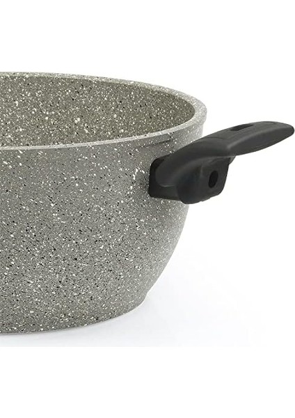 Flonal Cookware Monolite Magma-Tech Plus Güveç Tenceresi, 2 Saplı, 24 cm
