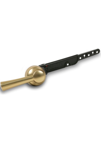 6094BP Strongarm Tank Kolu, Evrensel Ön Açılı Yan Sol ve Sağ Montaj Tuvaletlere Uyar, Fırçalanmış Altın fiyatları