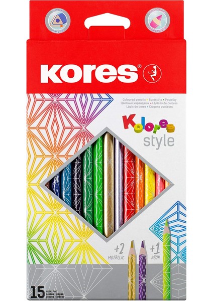 Kolores Style 15&apos;li Boya Kalemi fiyatları