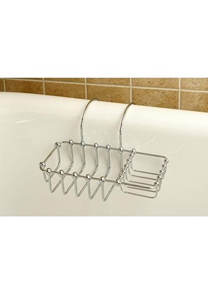 Brass CC2161 20 cm x 10 cm Pençe Ayak Banyo Sabunu ve Sünger Tutucu, 22,4 Cm, Parlak Krom