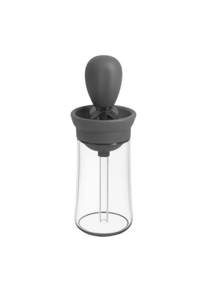 Fırçalı Cam Yağlık – Silikon Başlıklı, Sızdırmaz ve Ölçekli Sos & Yağ Dağıtıcı Şişe (20 Cm) modelleri