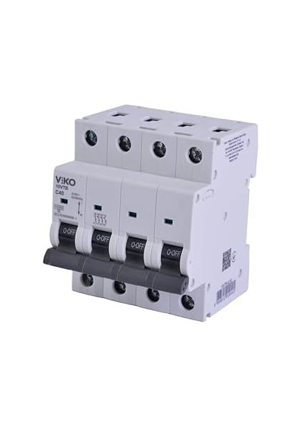 10VTB-4C40 Otomatik Sigorta 10KA C Tipi 4 Kutup 40A