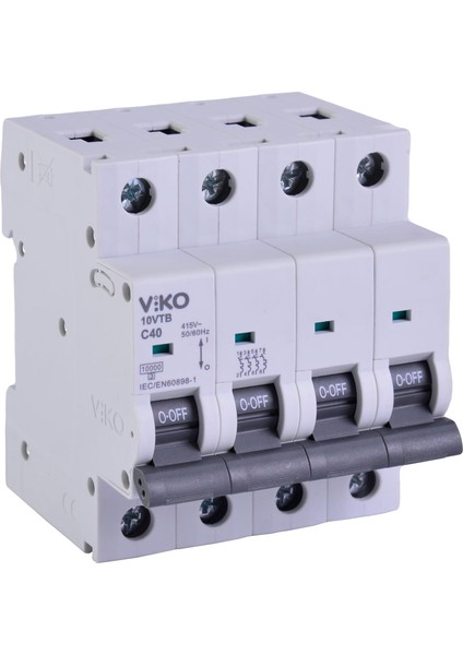 10VTB-4C40 Otomatik Sigorta 10KA C Tipi 4 Kutup 40A fiyatları