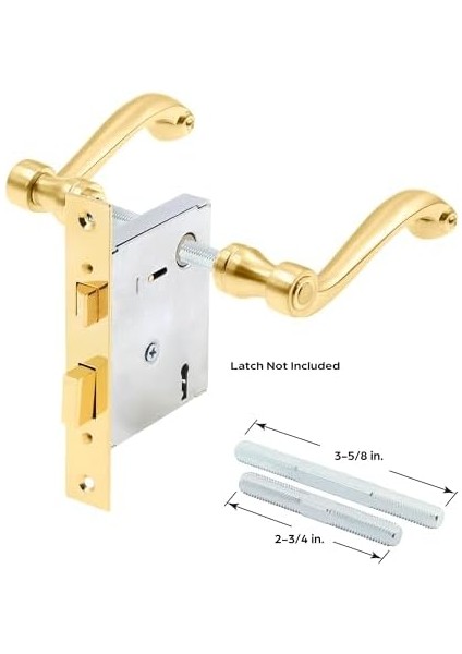 Security E 2660 Fransız Kolonyal Kapı Kolları, Ağır Döküm Tasarımı, Pirinç Kaplama Kaplama, 1/4 Inç Kullanır. Tahrik Sistemi, 1 Set modelleri