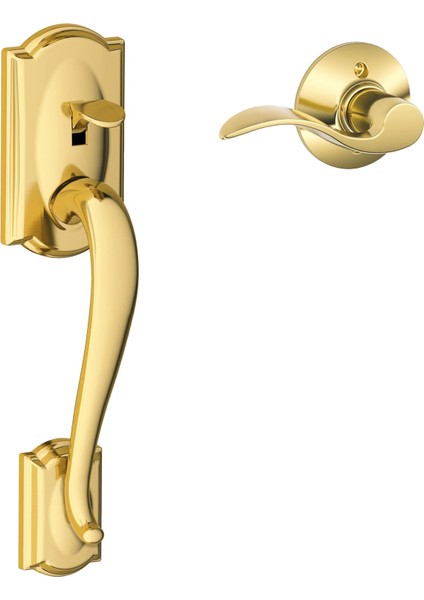 FE285 Cam 505 Acc Rh Camelot Ön Giriş Kolu Seti, Sağ Elini Vurgulayan Kol, Alt Yarım Bant, Standart Iç Kaplama, Açık Pirinç