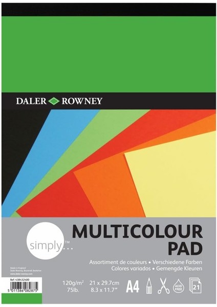 Rowney Simply 75LB Çok Renkli Pad A3 fiyatları
