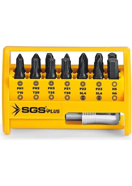 Bits Uç ve Hızlı Adaptör Seti 15 Parça Sand-Pro Series SGS3870 fiyatları