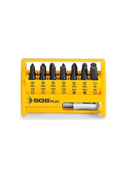 Bits Uç ve Hızlı Adaptör Seti 15 Parça Sand-Pro Series SGS3870 modelleri