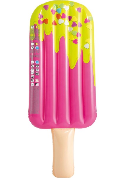 58766 - Popsicle Mat - Gerçekçi Baskı, Çok Renkli, 183 x 66 cm modelleri