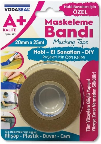 Maskeleme Bandı 20MMX25MT-A -Plus modelleri