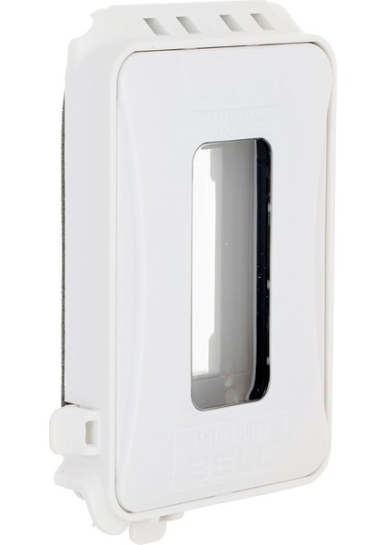 ML500W Tek Takım Yatay/dikey Montaj Hava Koşullarına Dayanıklı Genişletilebilir Düşük Profil Kullanımdayken Ekstra Görev, 15A, Beyaz fiyatları