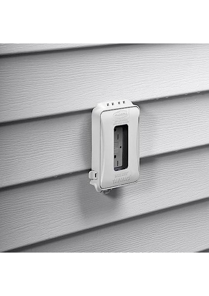 ML500W Tek Takım Yatay/dikey Montaj Hava Koşullarına Dayanıklı Genişletilebilir Düşük Profil Kullanımdayken Ekstra Görev, 15A, Beyaz modelleri